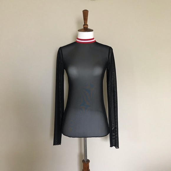 Zara sheer long sleeve - Picture 2 of 5